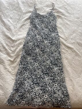 Ruby NZ embroidered floor length dress
